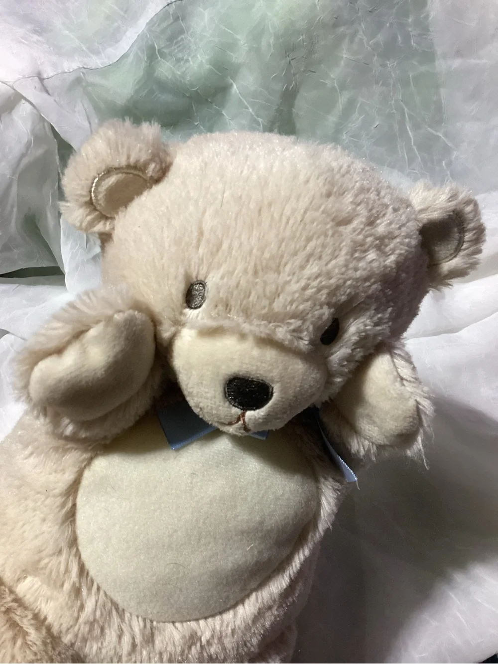Demdaco Nat & Jules Hand Puppet Plush Teddy Bear Learning Toy Book Companion